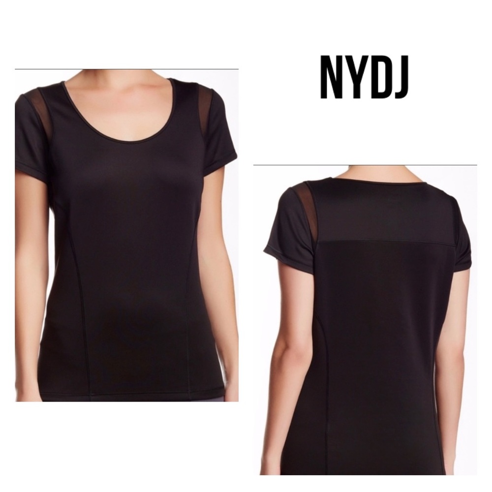 NEW NYDJ slimming City Sport sweat wicking top - NWT $68 retail